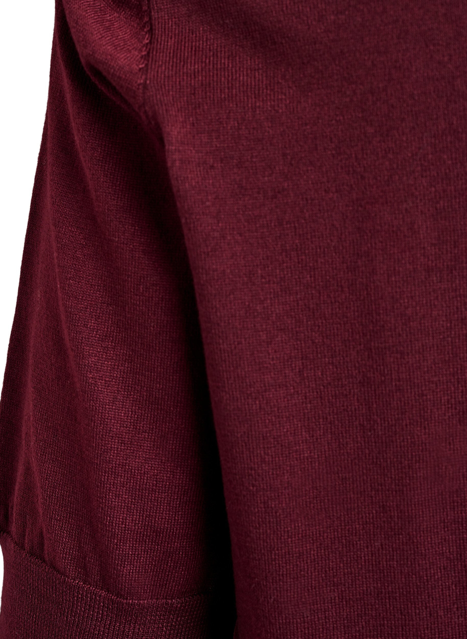 ZizziFijngebreide blouse met korte mouwen, Rood, Packshot image number 3