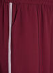 Sportieve broek met rechte pijpen en zijstrepen, Donker Bordeaux, Packshot image number 2