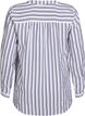 FLASH - Gestreepte blouse met V-hals, Wit, Packshot image number 1