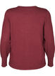 Gebreide blouse met ronde hals, Rood, Packshot image number 1