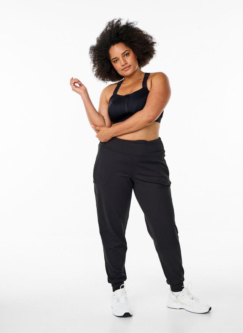 Joggers met zakken, Black, Model