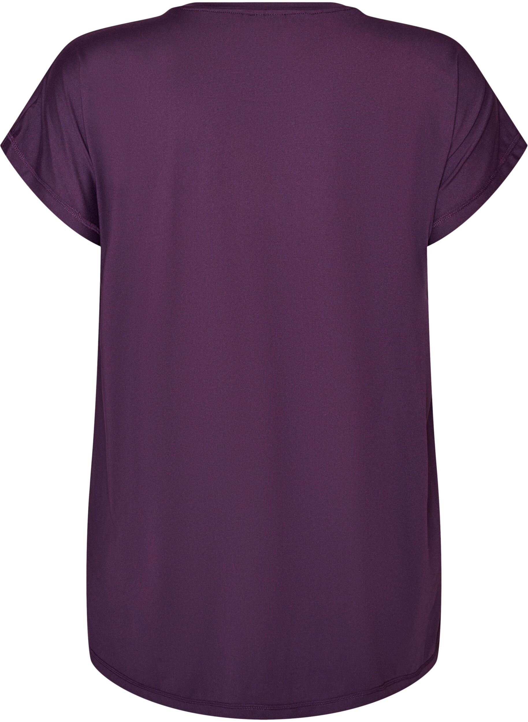 ZizziLang workout T-shirt, Paars, Packshot image number 1