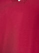 Tunic met ballonnenmouwen en een V-hals, Rood, Packshot image number 2