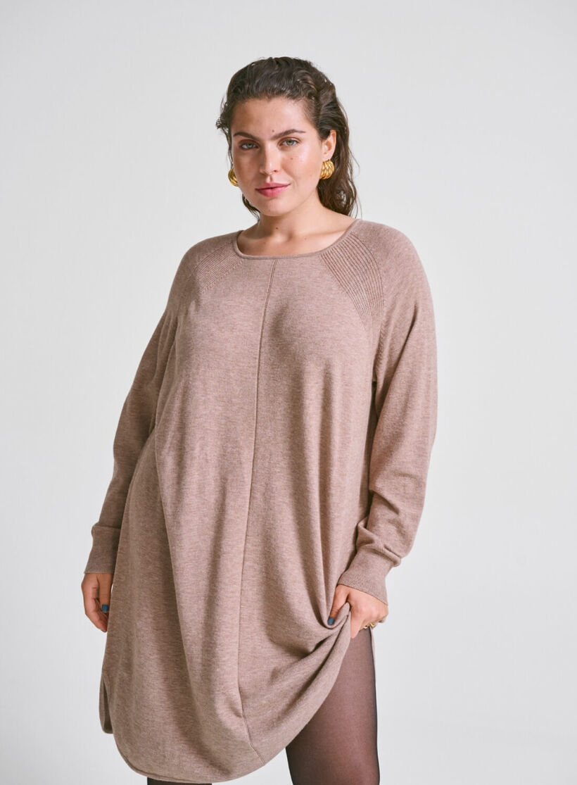 Gebreide jurk, , Model