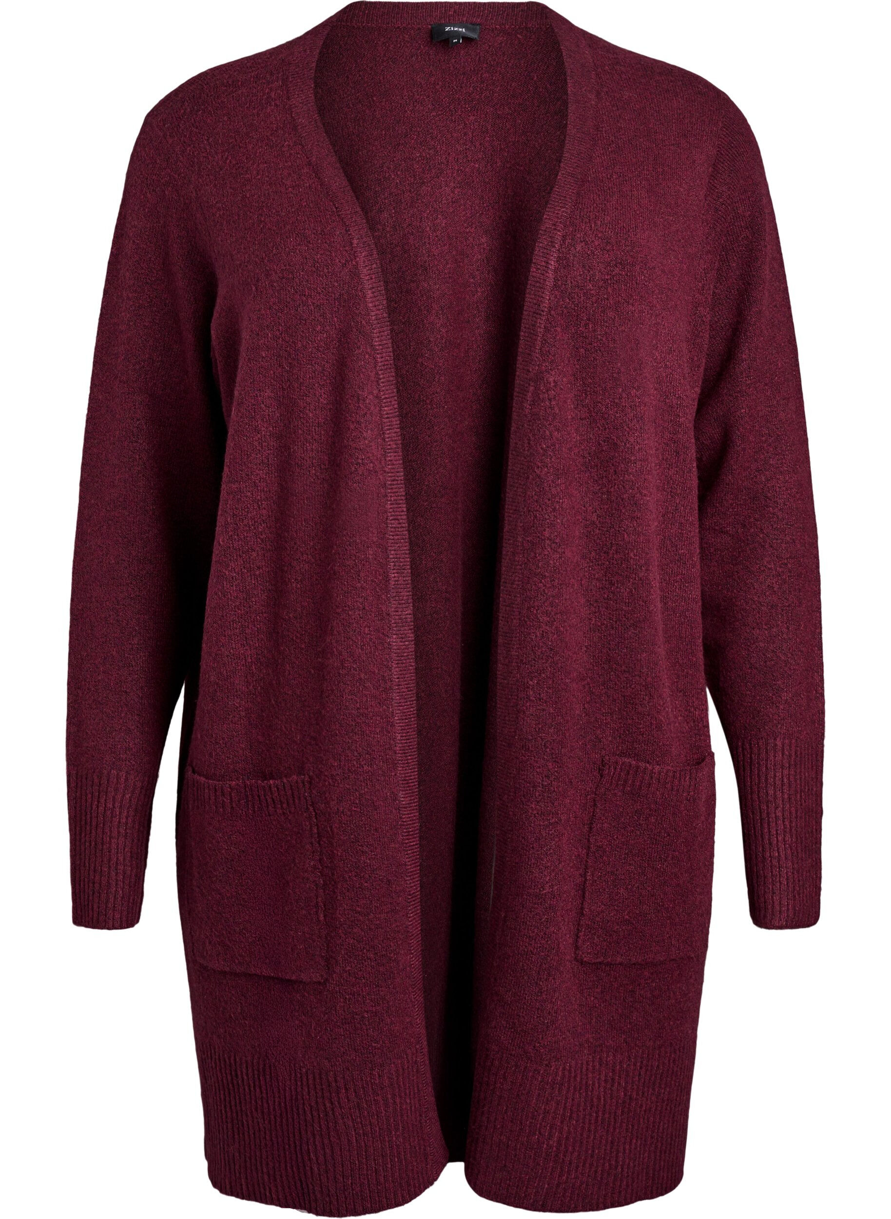 Cardigan en tricot c&ocirc;tel&eacute; avec poches