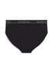 Katoenen onderbroek met normale taille, Zwart, Packshot image number 1
