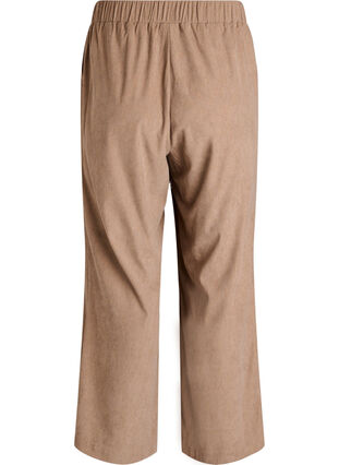 ZizziFluwelen broek met wijde pijpen, Caribou, Packshot image number 1