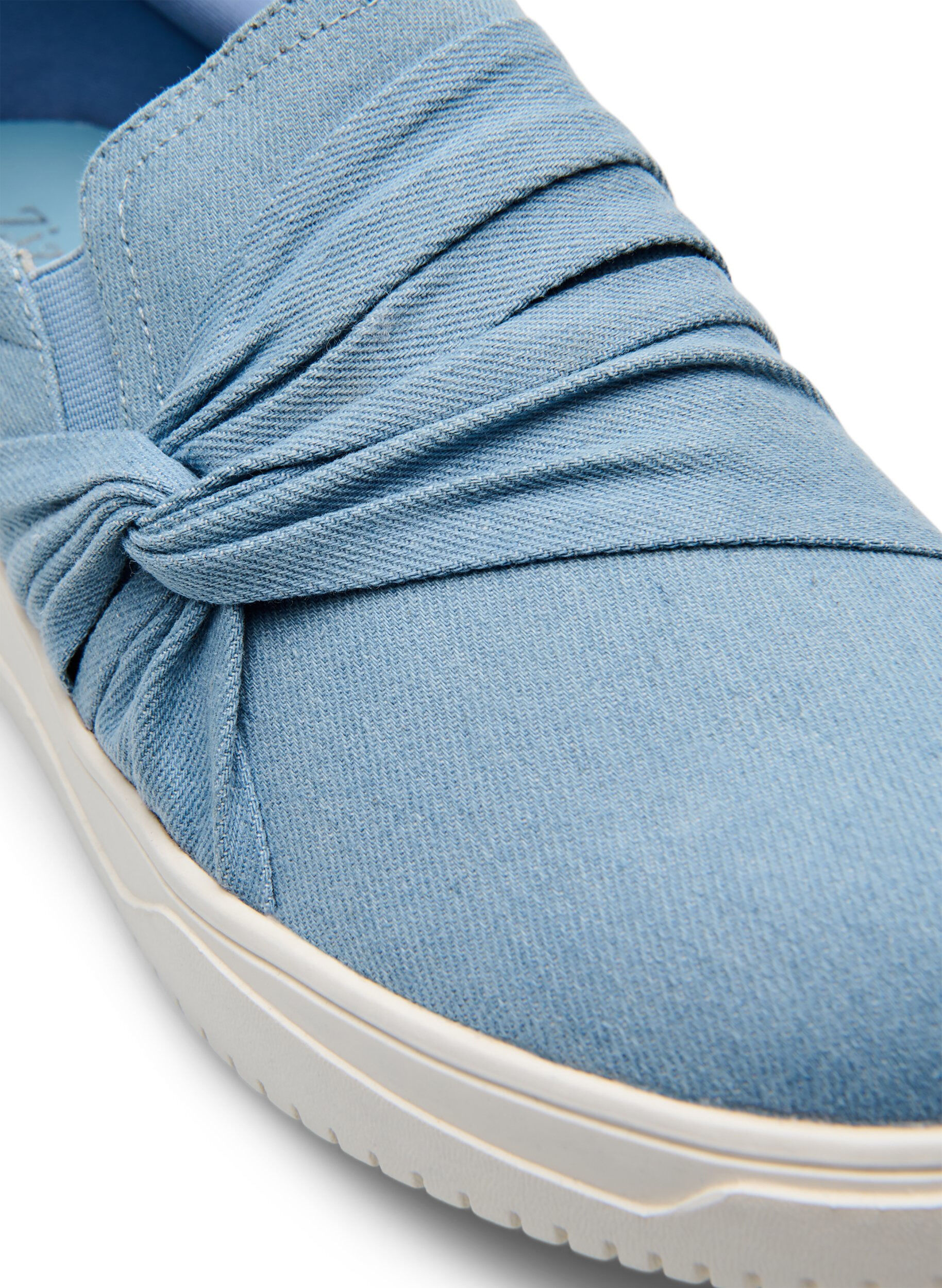 ZizziWide fit - Instapper met knoopdetail, Blauw, Packshot image number 3