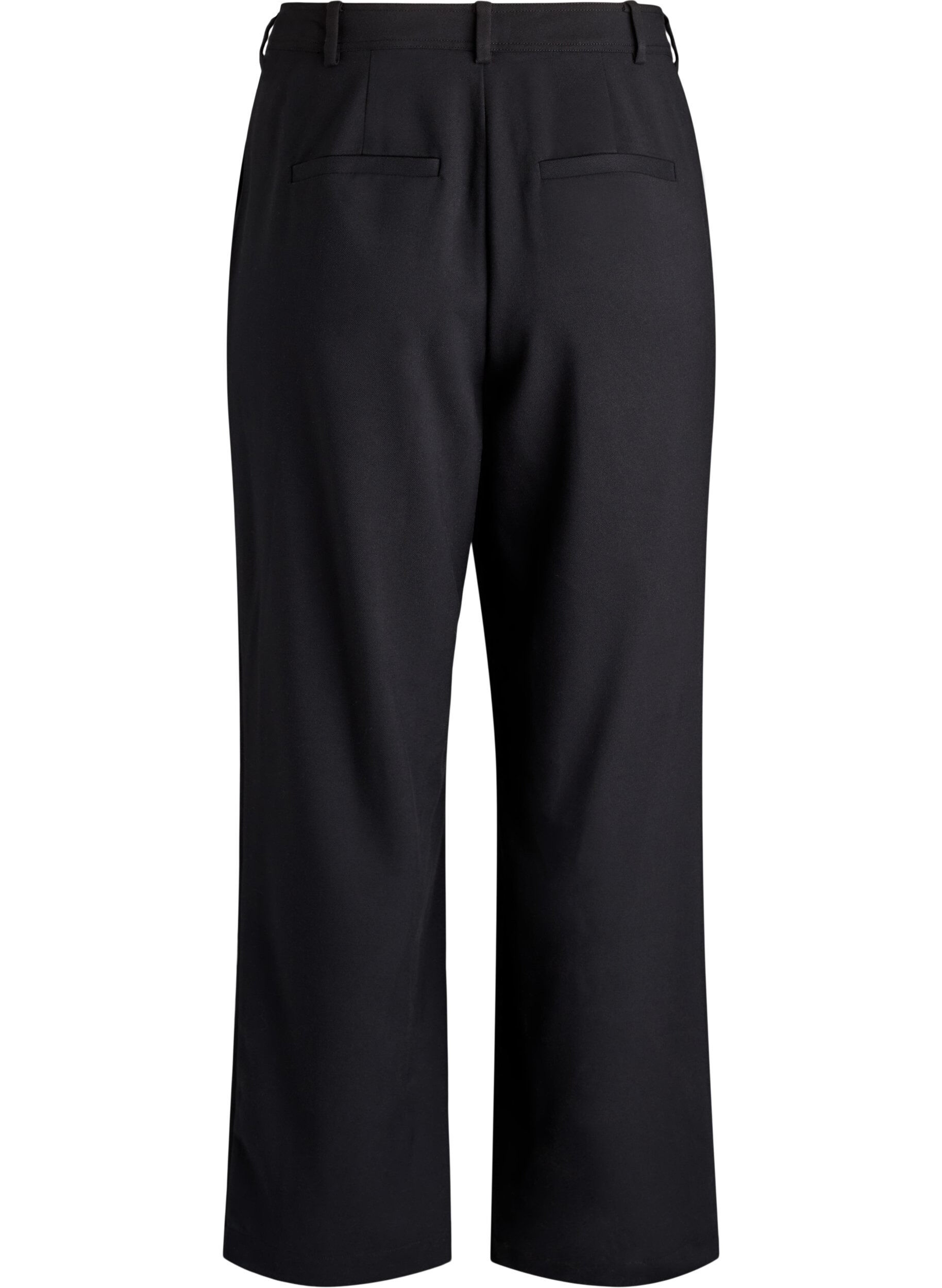 ZizziPantalon met hoge taille en straight-fit, Zwart, Packshot image number 1
