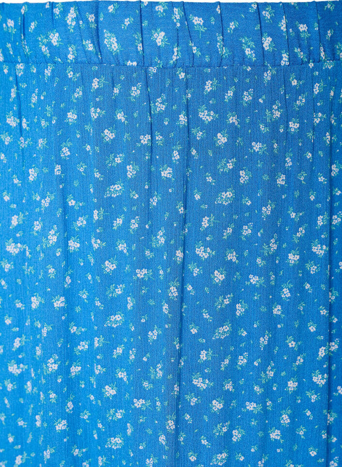 Lange rok met elastiek in de taille, Blauw, Packshot image number 2