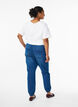 Denim joggers met zakken, Blauw, Model image number 2