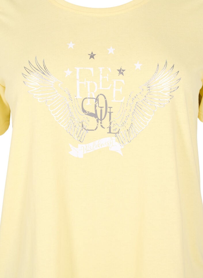 FLASH - T-shirt met motief, Geel, Packshot image number 2