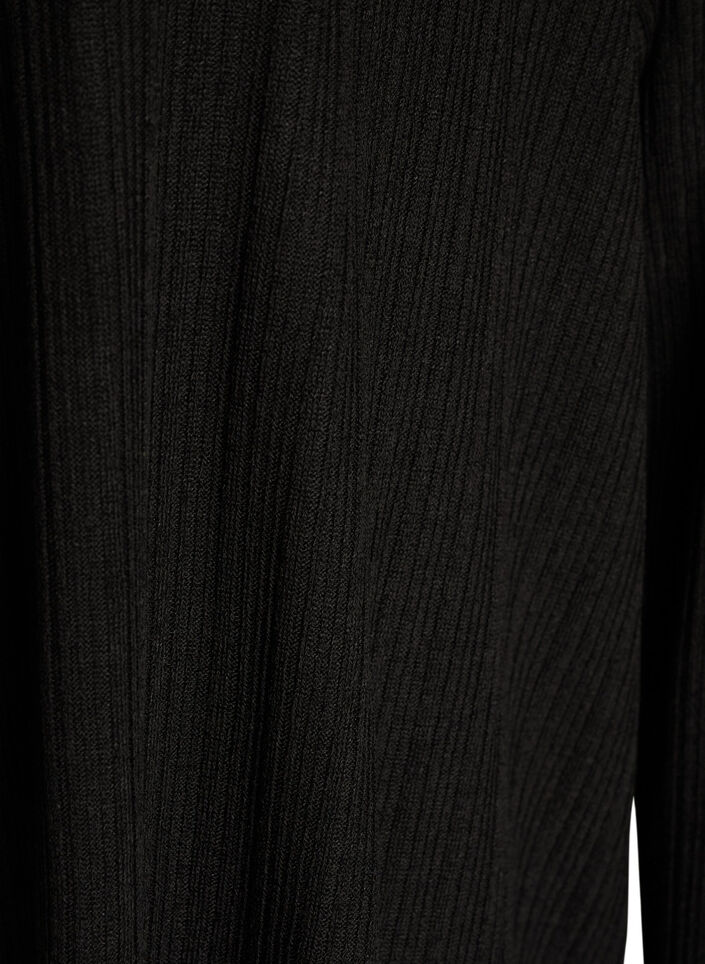 Open vest van jersey met structuur, Zwart, Packshot image number 2