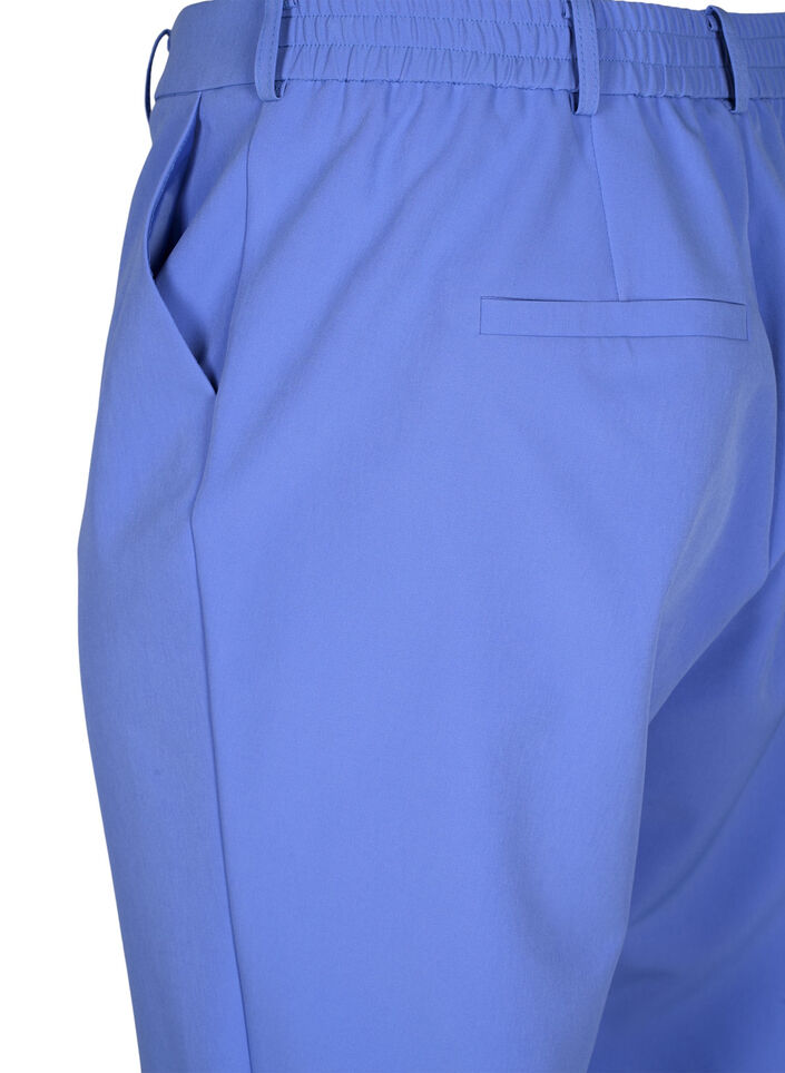 Broek met rechte pijpen en zakken, Wedgewood, Packshot image number 3