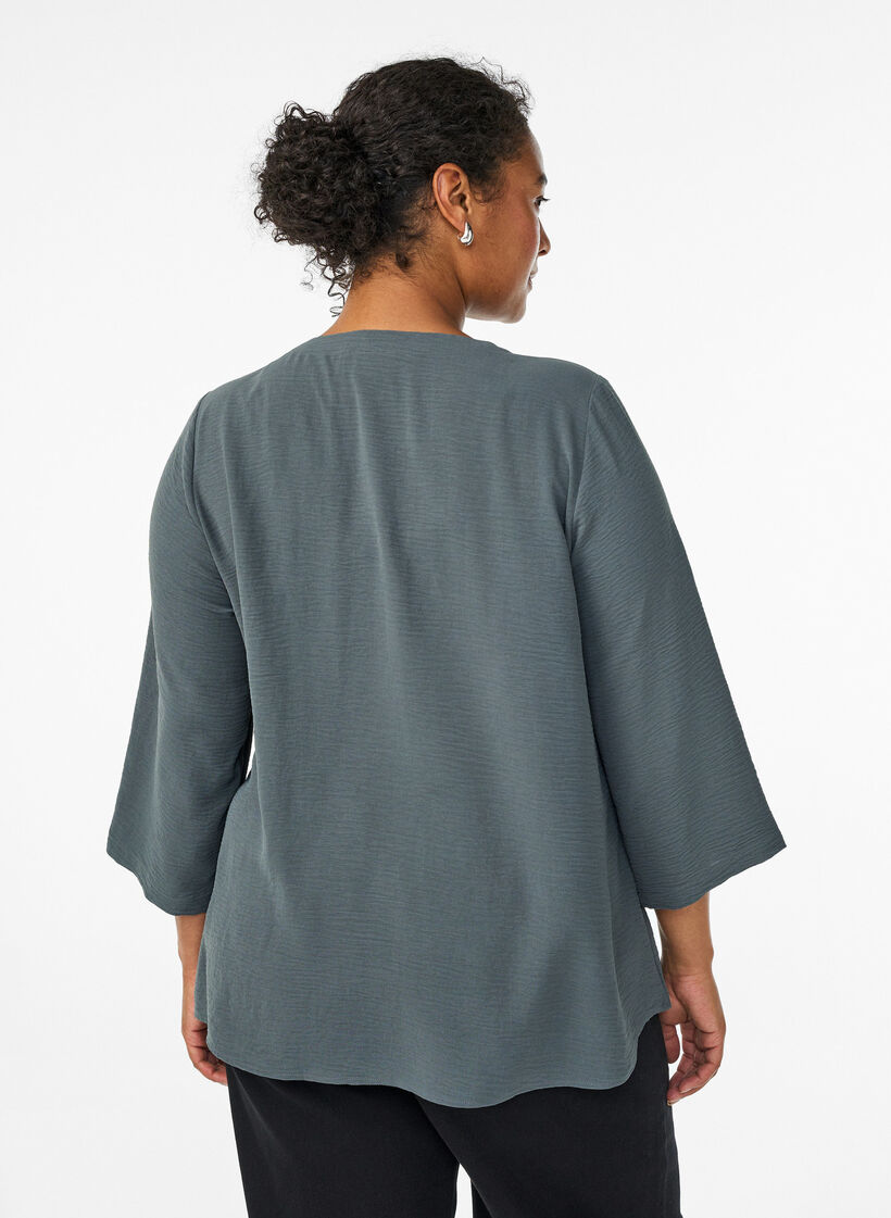 FLASH - Blouse met 3/4 mouwen, Groen, Model image number 2
