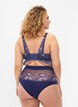 Hipsterbroekje met kant en normale taille, Medieval Blue, Model image number 1
