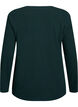Basic jerseyblouse met lange mouwen, Groen, Packshot image number 1