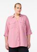 Chemise avec poches poitrine et manches 3/4, Rose, Model image number 0
