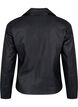 Imitatie leren bikerjas, Zwart, Packshot image number 1
