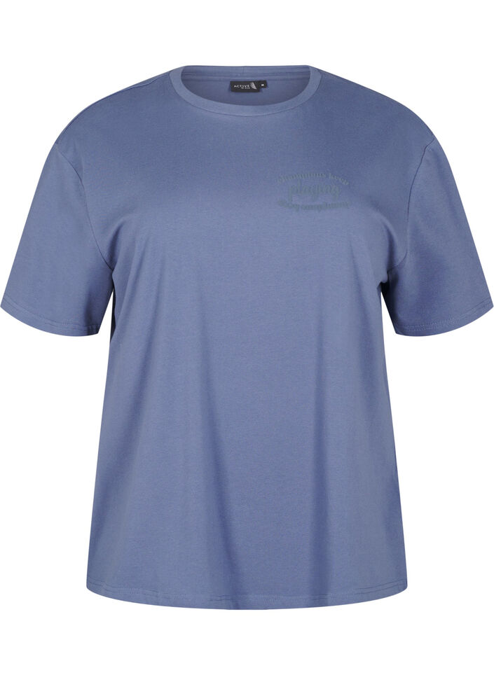 Sportief T-shirt in biologische katoen, Vintage In W. Champ, Packshot