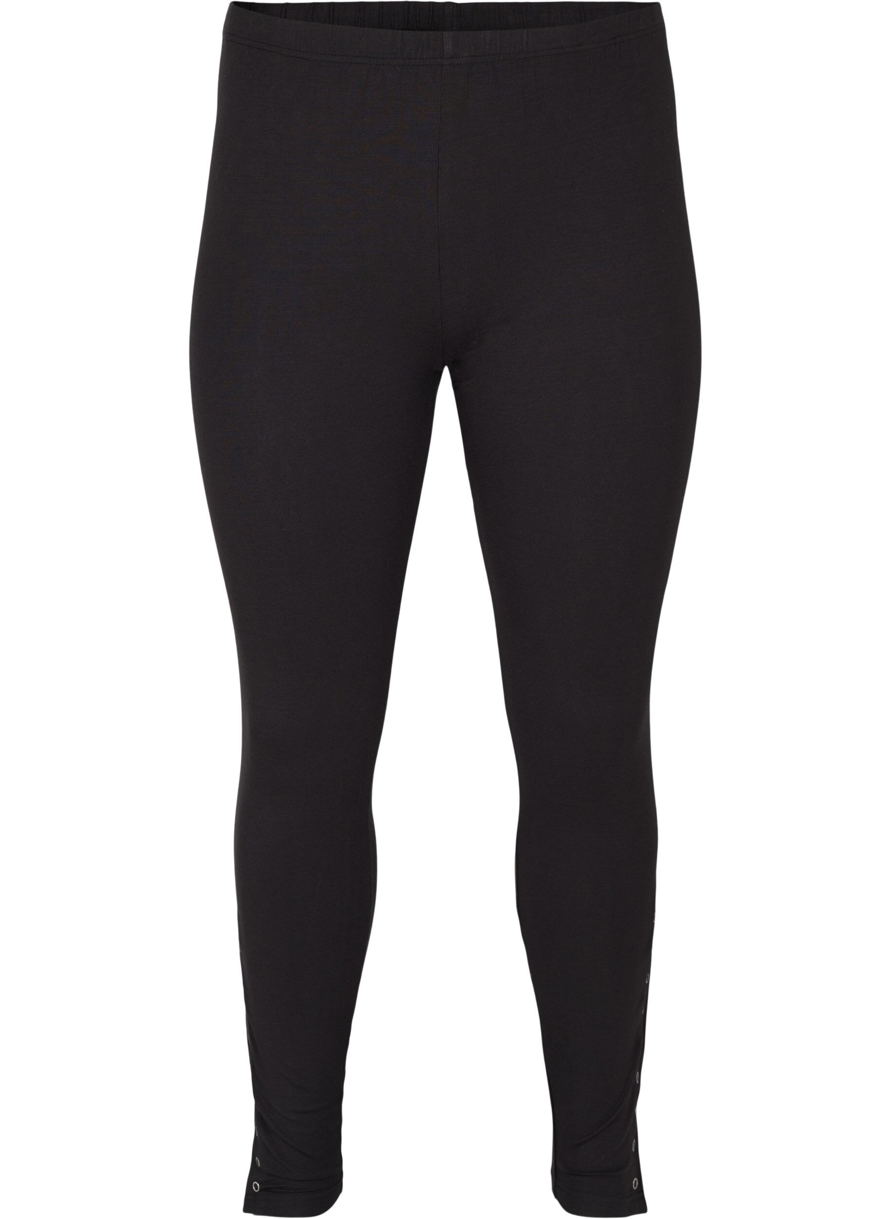 Viscose legging met drukknopen