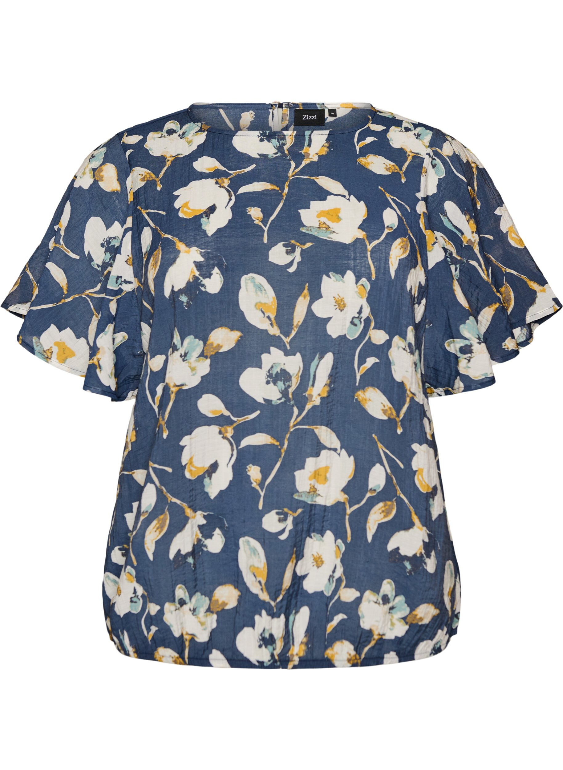 Blouse met ballonavorm en vleermuismouwen