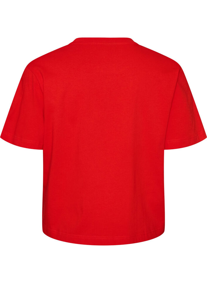 Boxy katoenen T-shirt, 0942, Packshot image number 1