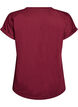 T-shirt met korte mouwen van katoenmix, Donker Bordeaux, Packshot image number 1
