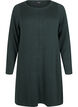 Gebreide jurk in katoen-viscose blend, Groen, Packshot image number 0