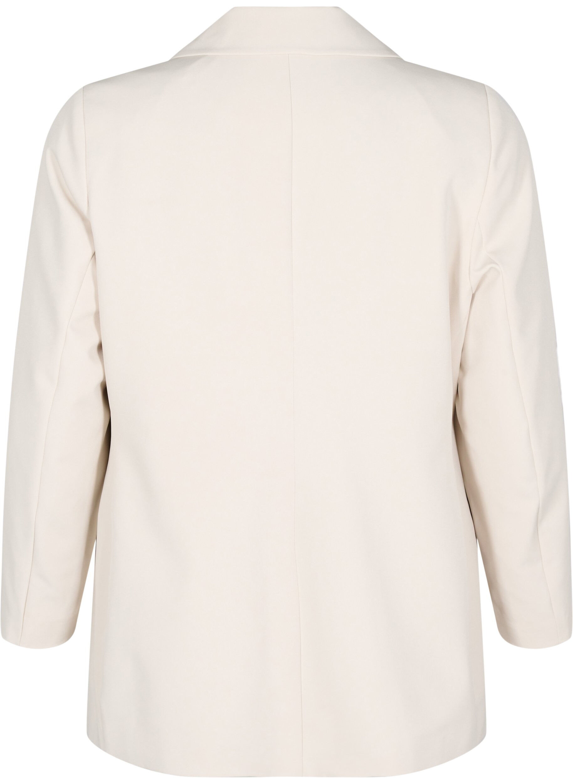 ZizziKlassieke blazer met knoopsluiting, Beige, Packshot image number 1