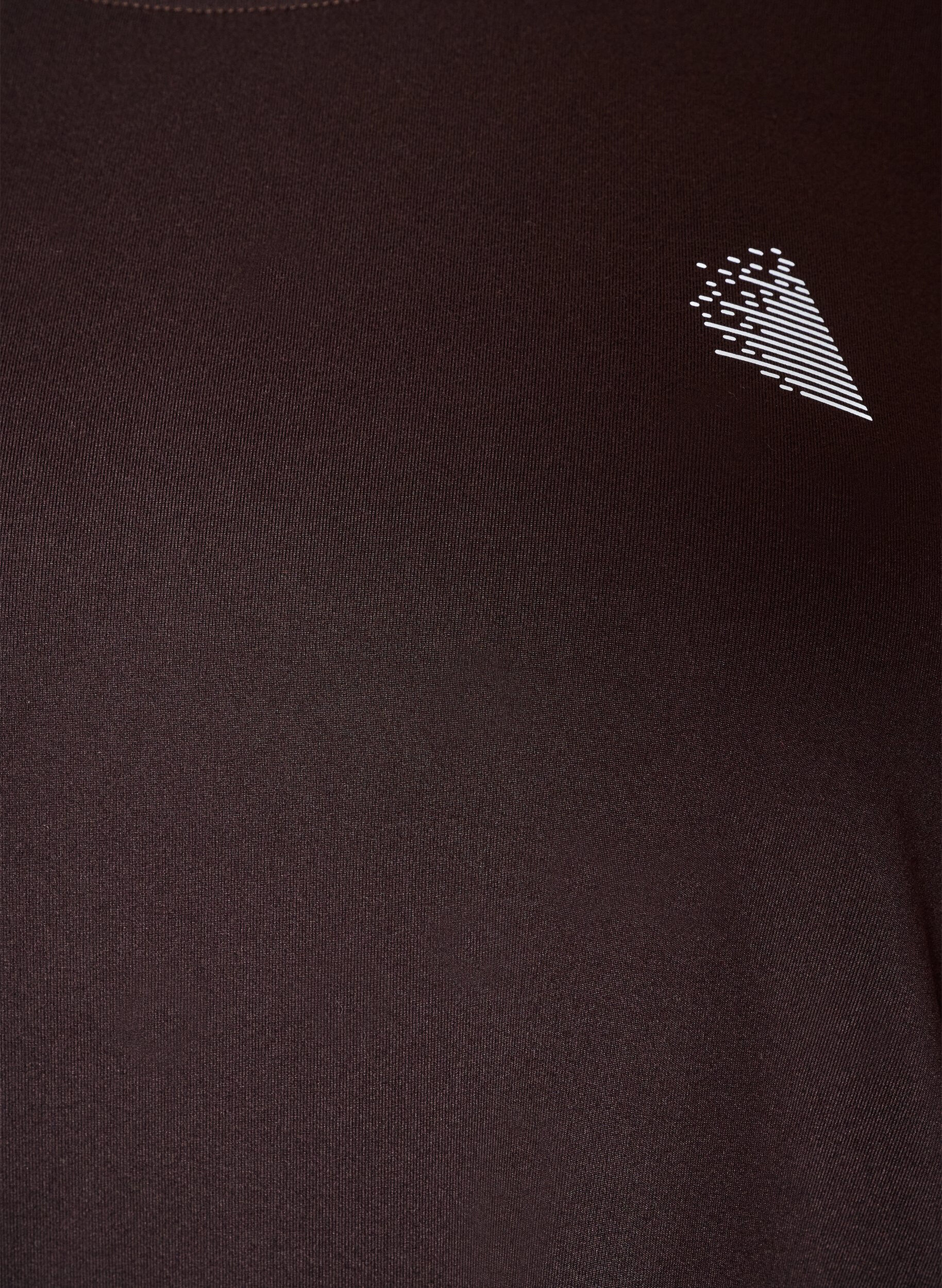 ZizziSporttop met 3/4 mouwen, Brown, Packshot image number 2