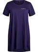 Lang nachthemd-T-shirt in biologisch katoen met print, Blauw, Packshot image number 0