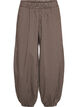 Balloonbroek met hoge taille en all-overpatroon, Bruin, Packshot image number 0