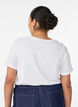 T-shirt imprim&eacute;, Blanc, Model image number 2