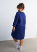 Nachthemd in biologisch katoen met kerstmotief, Blauw, Model image number 2
