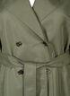 Korte trenchcoat met riem, Groen, Packshot image number 2