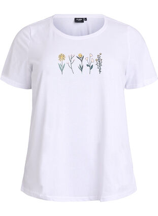 ZizziFLASH - T-shirt met motief, Bright W Multi Flow, Packshot image number 0