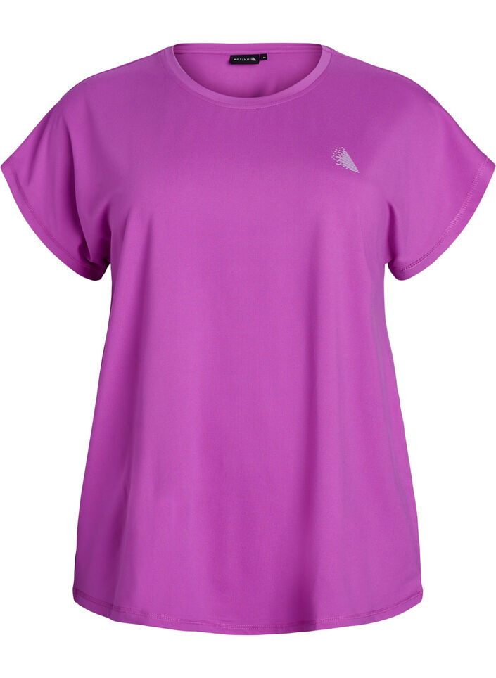 Effen gekleurd trainingsshirt, Purple Cactus Flower, Packshot