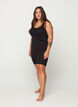 Effen basic fietsbroek, Zwart, Model image number 1
