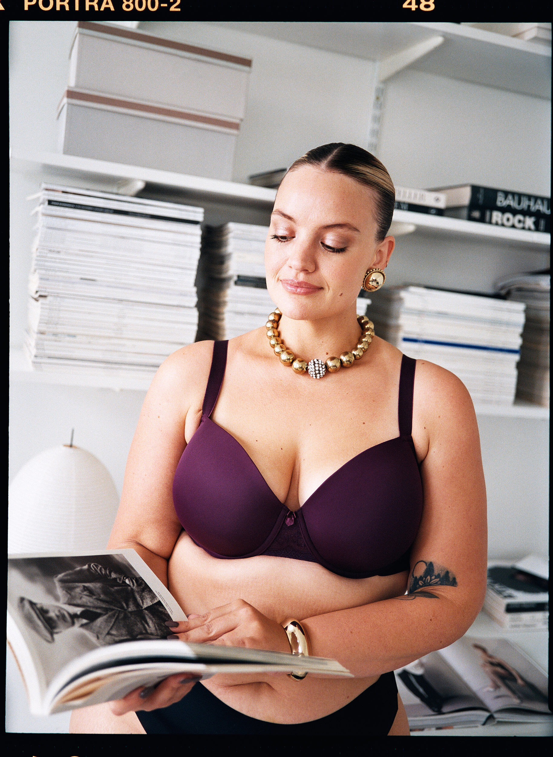 Soutien-gorge moul&eacute; avec maille