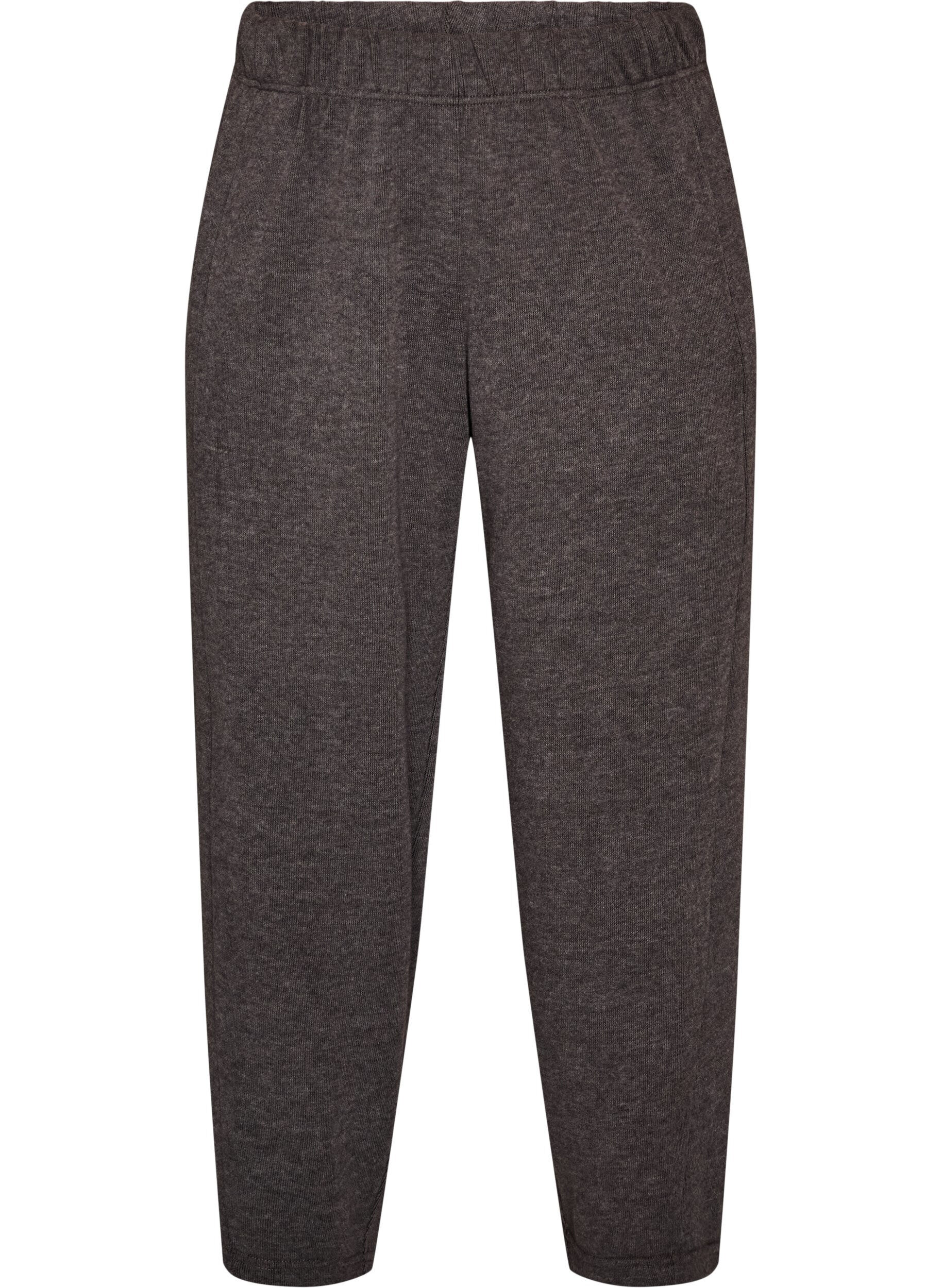 Jerseybroek met een barrel fit en hoge taille