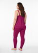 Enkellange leggings in viscose stof, Roze, Model image number 1