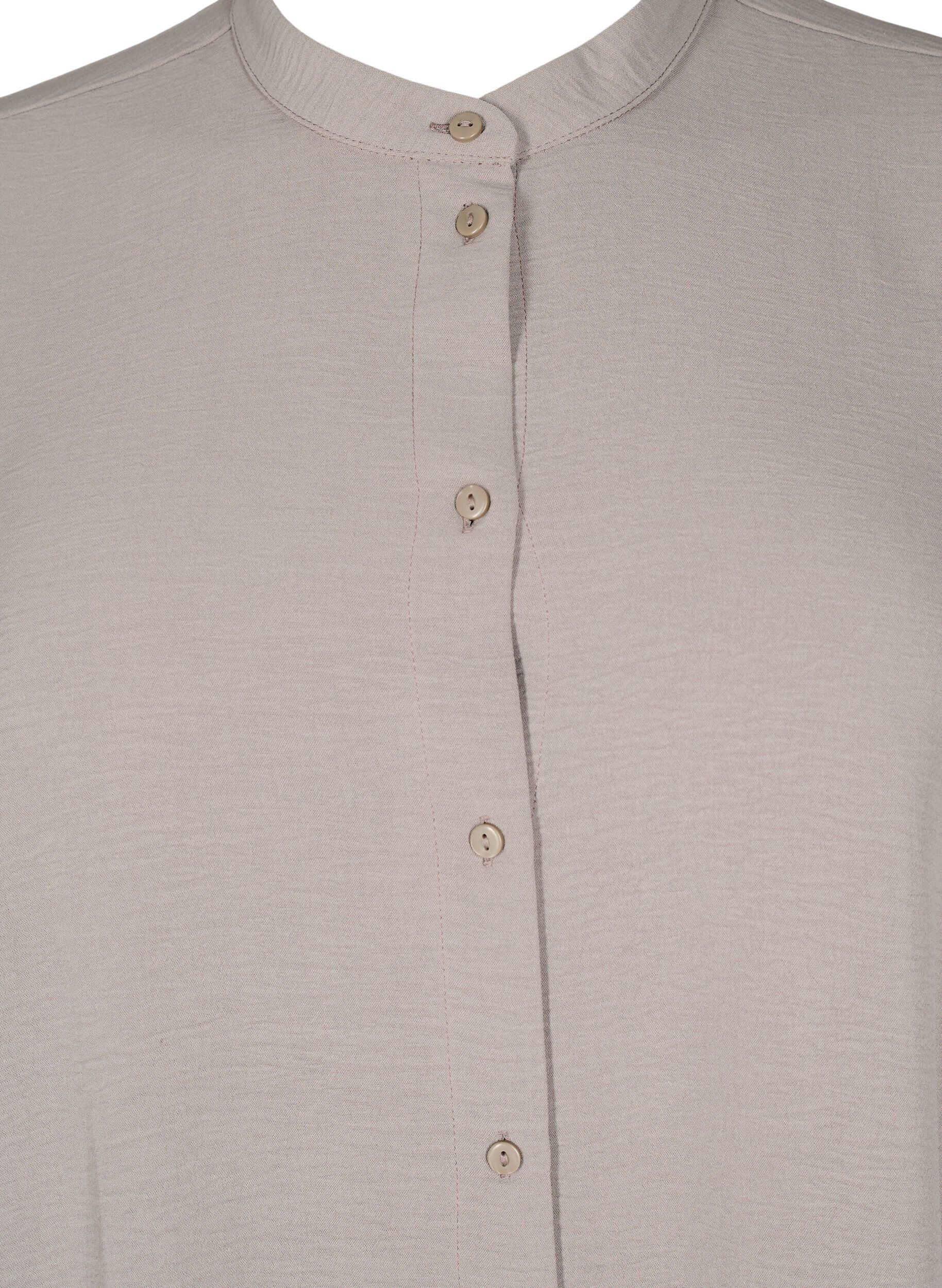 Zizzi Tunique avec manches 3/4, Beige, Packshot image number 2