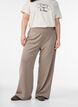 FLASH - Broek met wijde pijpen, Beige, Model image number 2