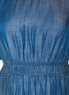 Midijurk in een denimlook met een elastische taille, Blauw, Packshot image number 2