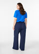 FLASH - Broek met wijde pijpen, Blauw, Model image number 1