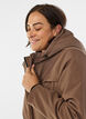 Waterafstotende softshell-jas met gewatteerde voering, Bruin, Model image number 4