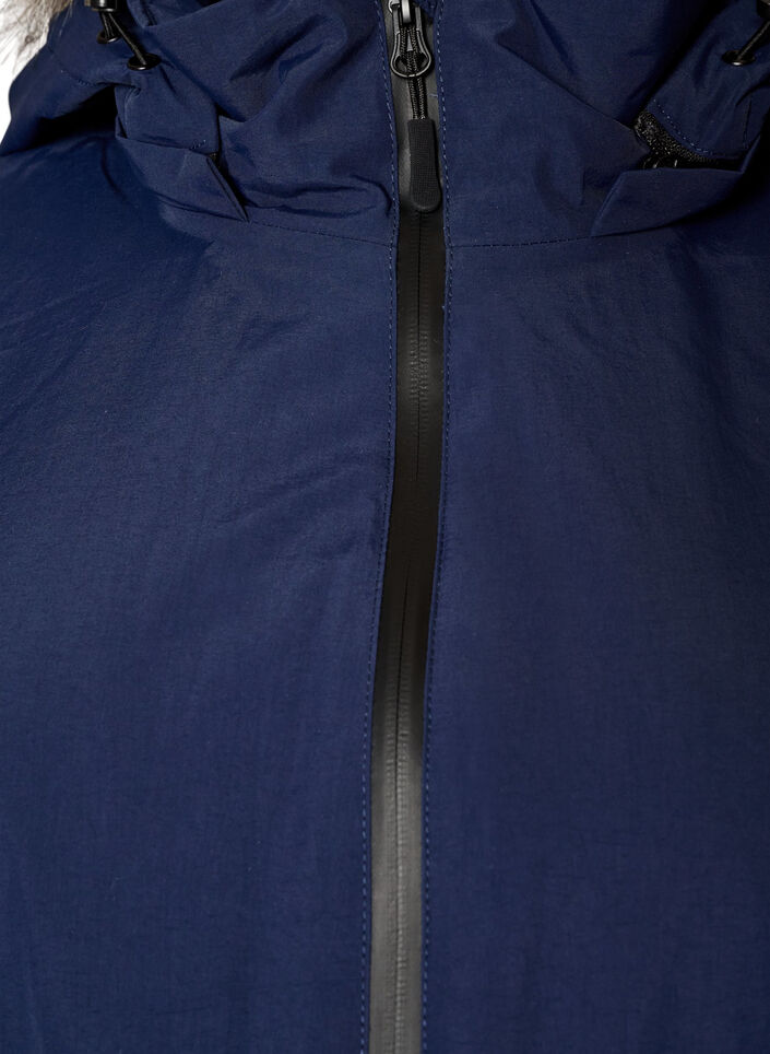 Waterdichte parka met capuchon, Blauw, Packshot image number 2