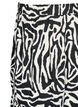 Lange rok met zebraprint, Black w. White Zebra, Packshot image number 2
