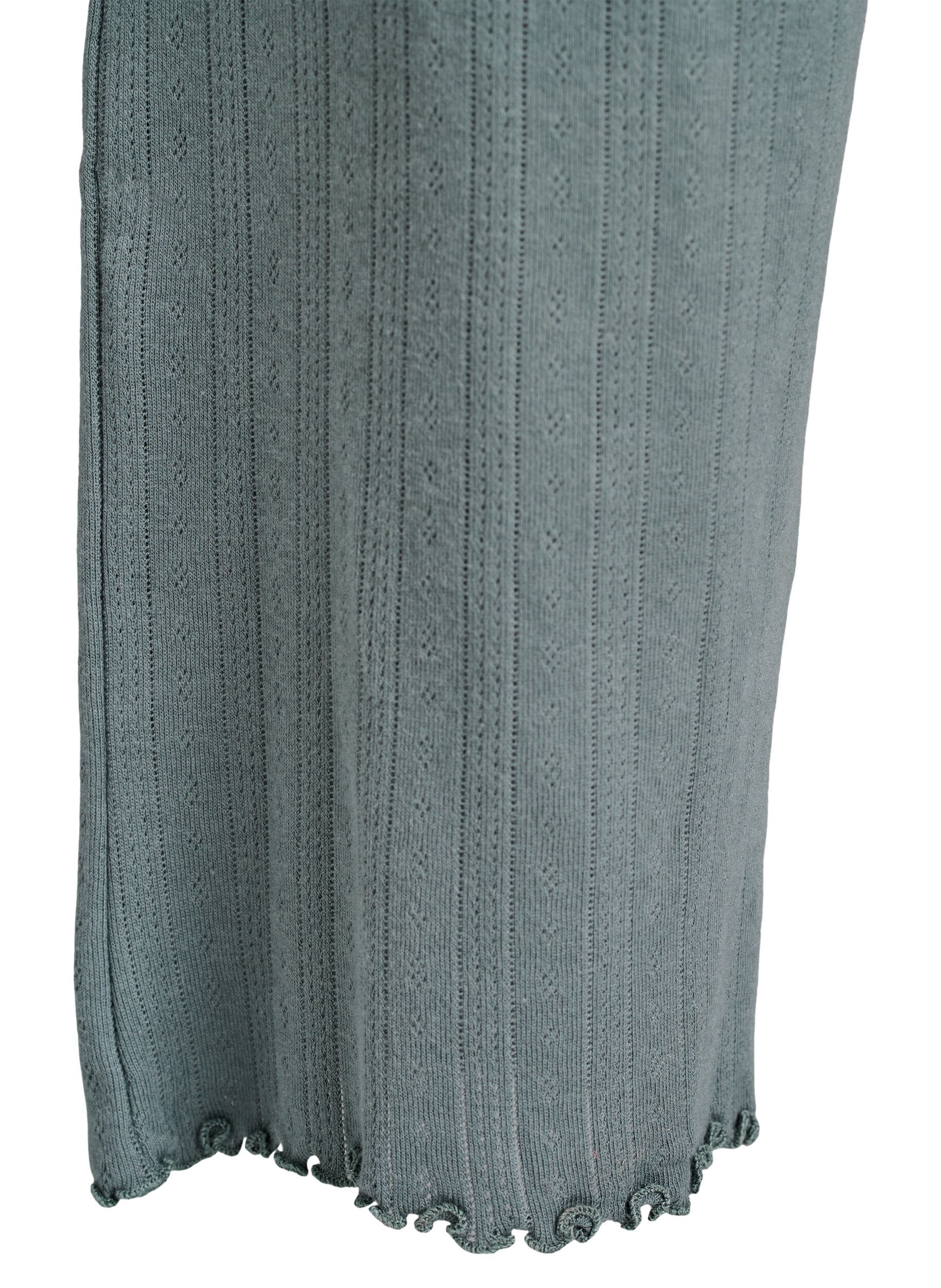 ZizziKatoenen nachtb broek, Groen, Packshot image number 3